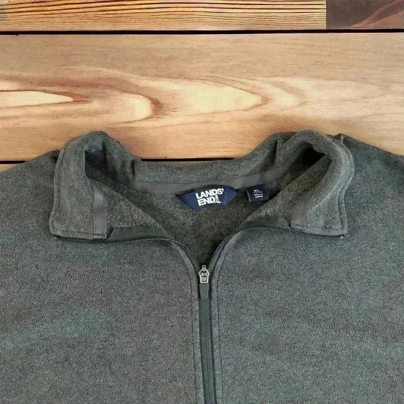 Land's End Men's Rapid Dry Space Dye Quarter Zip Pullover Shirt Size XL. - Picture 3 of 5